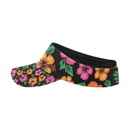 Hibiscus Pattern Print Design HB029 Unisex Sun Visor