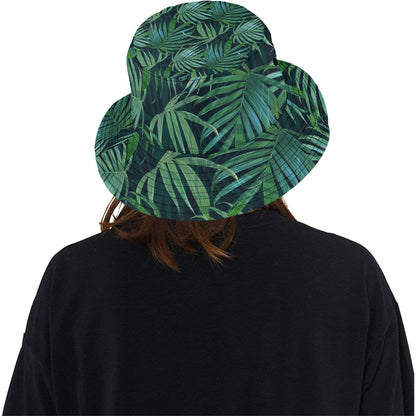 Tropical Flower Pattern Print Design TF011 Unisex Bucket Hat