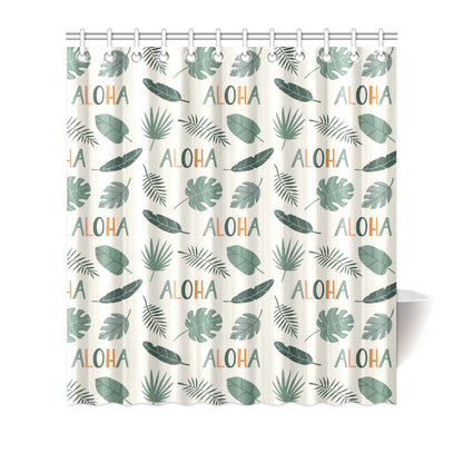 Aloha Hawaii Pattern Print Design 05 Shower Curtain