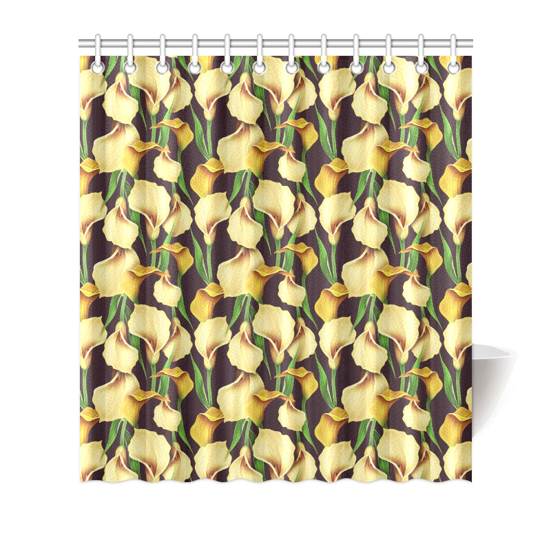 Lily Pattern Print Design LY013 Shower Curtain