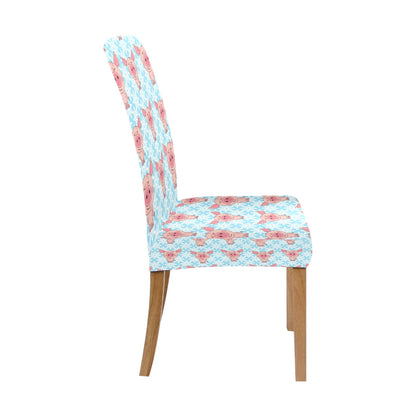 Pig Print Design LKS402 Dining Chair Slipcover