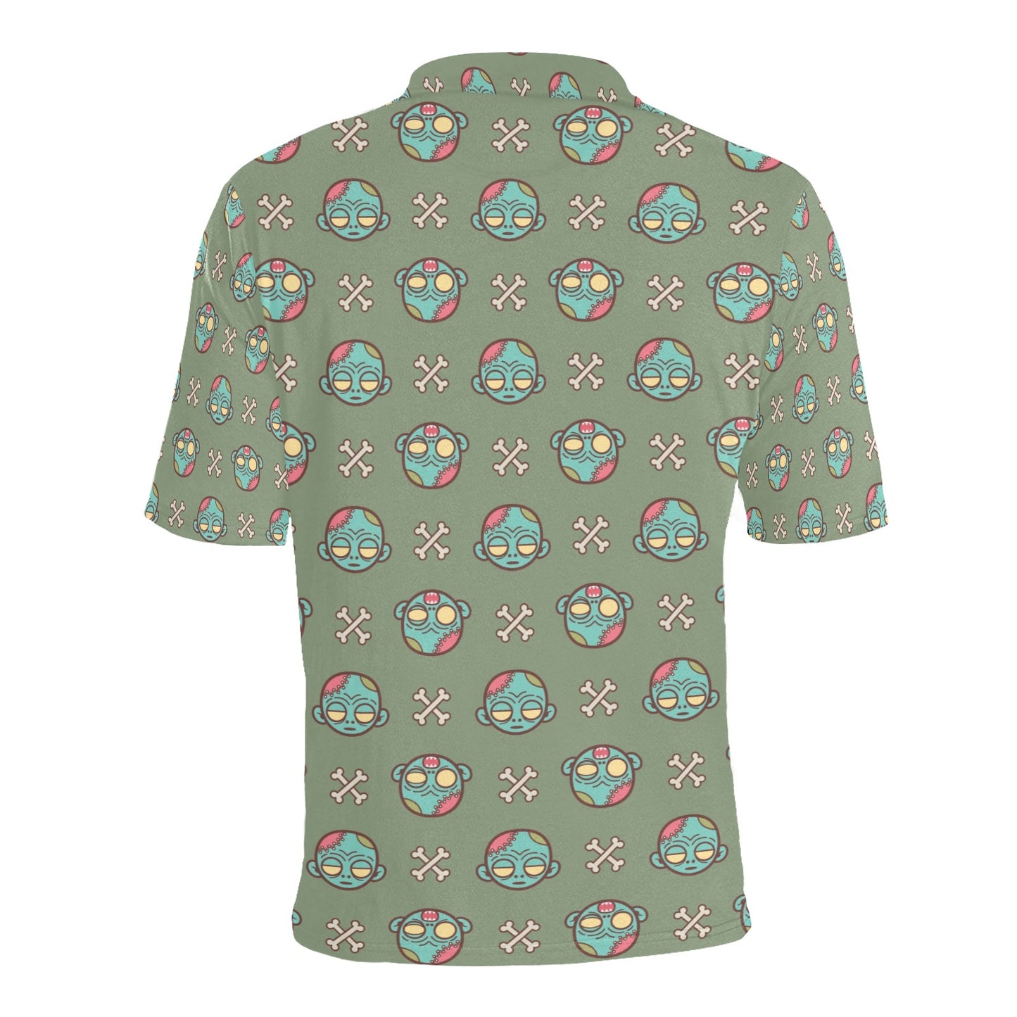 Zombie Print Design LKS301 Men Polo Shirt