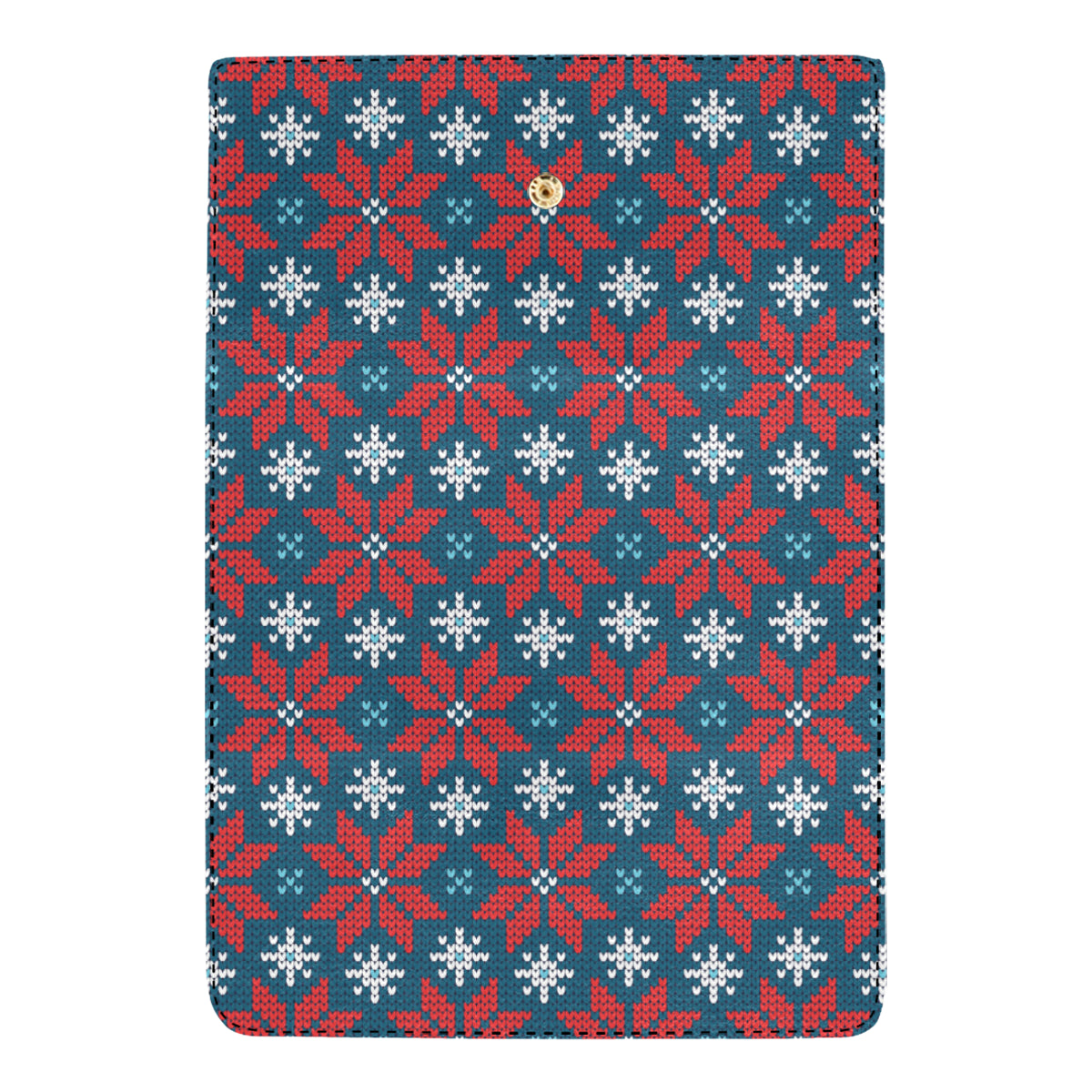 Poinsettia Pattern Print Design A02 Women's Trifold Wallet