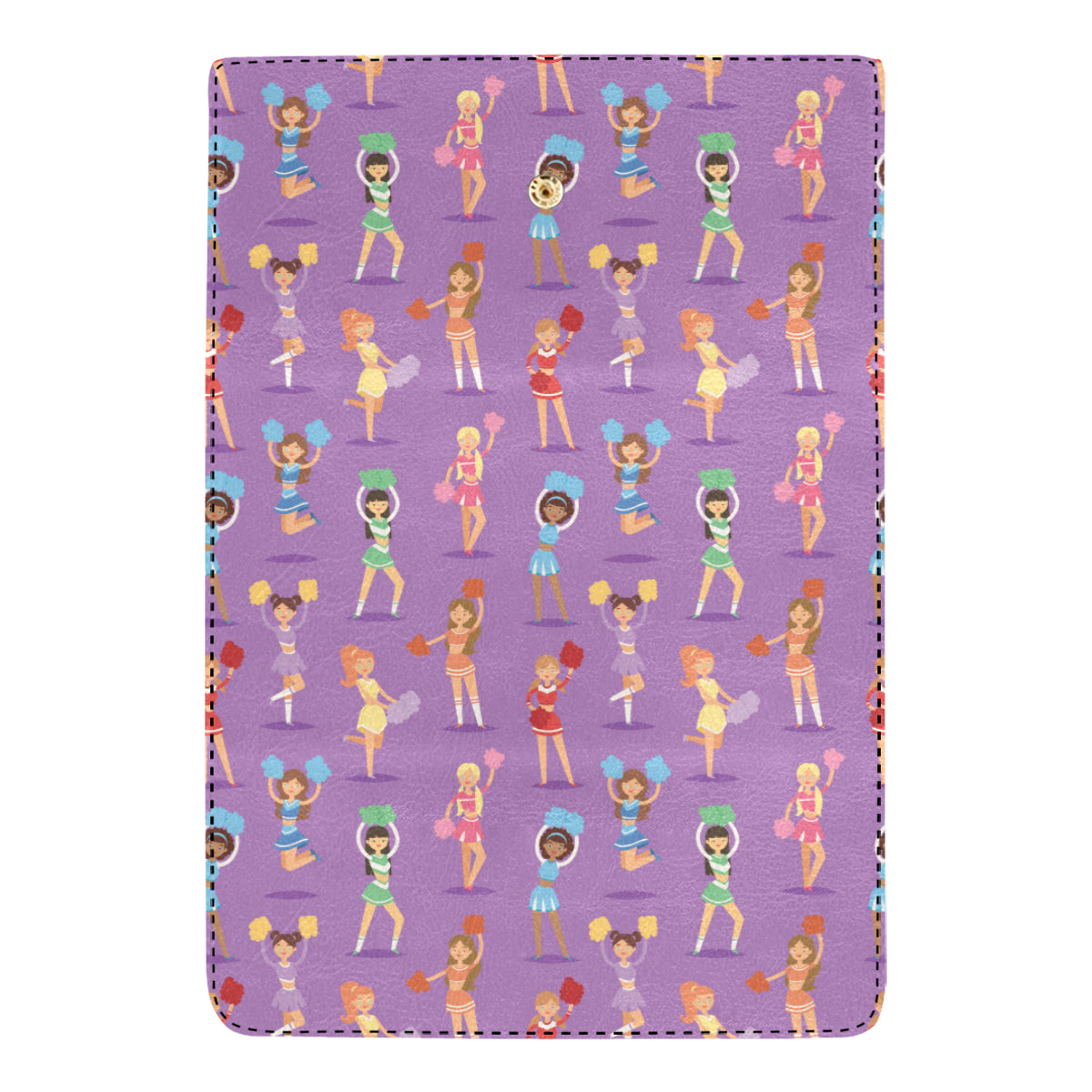 Cheerleader Pattern Print Design 02 Women's Trifold Wallet