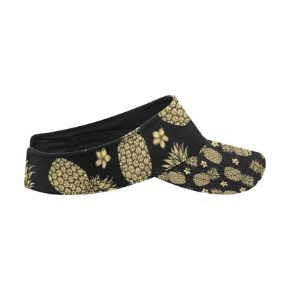 Gold Pineapple Hibiscus Unisex Sun Visor