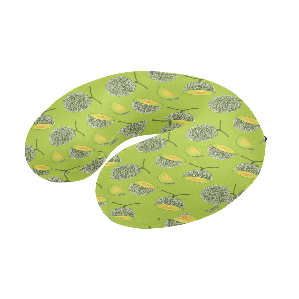 Cantaloupe Pattern Print Design 03 U-Shaped Travel Neck Pillow
