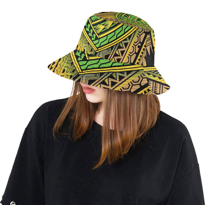 Polynesian Tribal Color Unisex Bucket Hat