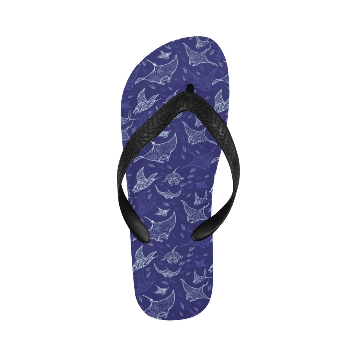 Manta Ray Print Design LKS401 Flip Flops