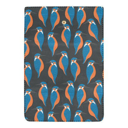 Kingfisher Pattern Print Design 03 Women's Trifold Wallet