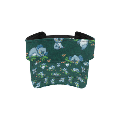 Koala Blue Design Print Unisex Sun Visor