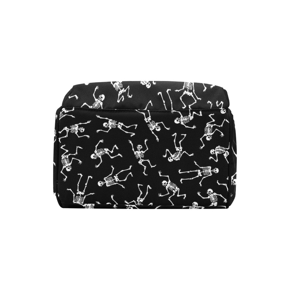 Skeleton Print Design LKS305 Diaper Bag Backpack