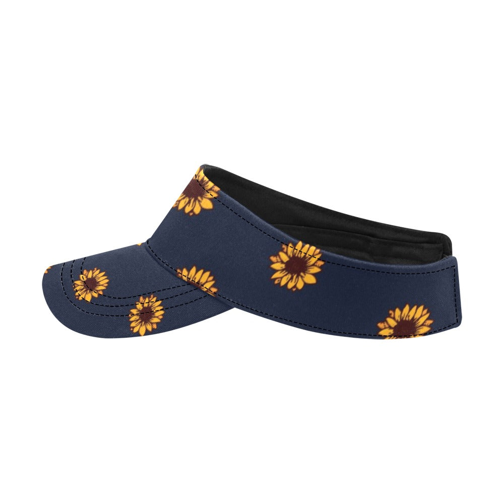 Sunflower Print Design LKS304 Unisex Sun Visor