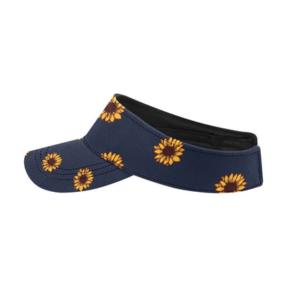 Sunflower Print Design LKS304 Unisex Sun Visor