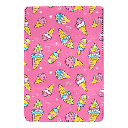 Ice Cream Pattern Print Design IC04 Women's Trifold Wallet