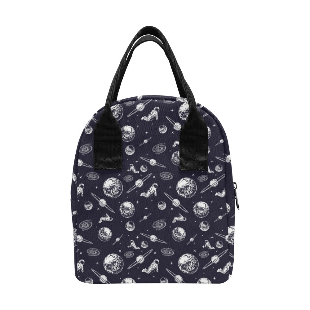 Space Astronaut Print Design LKS302 Insulated Lunch Bag