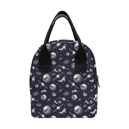 Space Astronaut Print Design LKS302 Insulated Lunch Bag