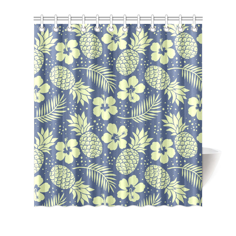 Pineapple Pattern Print Design PP07 Shower Curtain