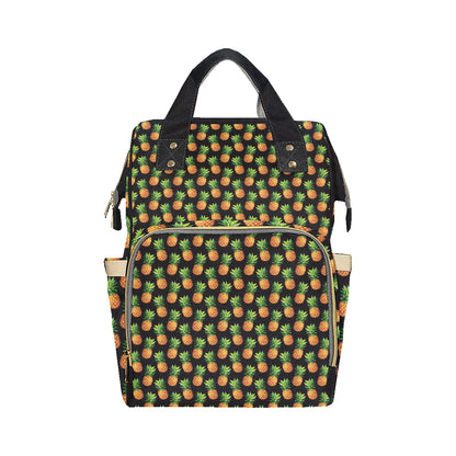 Pineapple Cute Print Design Pattern Diaper Bag Backpack