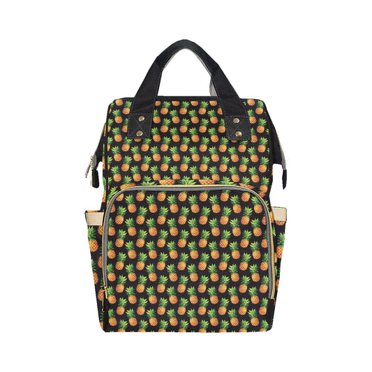 Pineapple Cute Print Design Pattern Diaper Bag Backpack