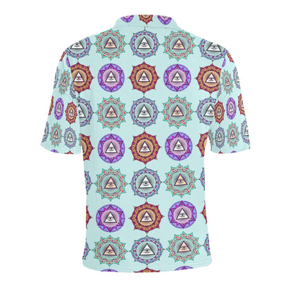 Third Eye Print Design LKS302 Men Polo Shirt