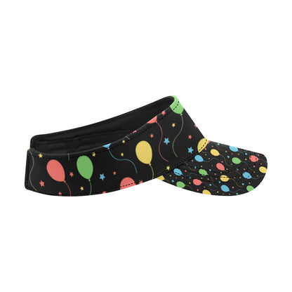 Ballon Colorful Pattern Print Design 04 Unisex Sun Visor