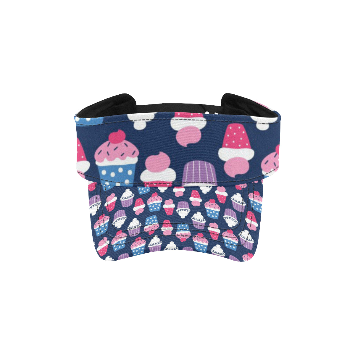 Cupcake Pattern Print Design CP04 Unisex Sun Visor