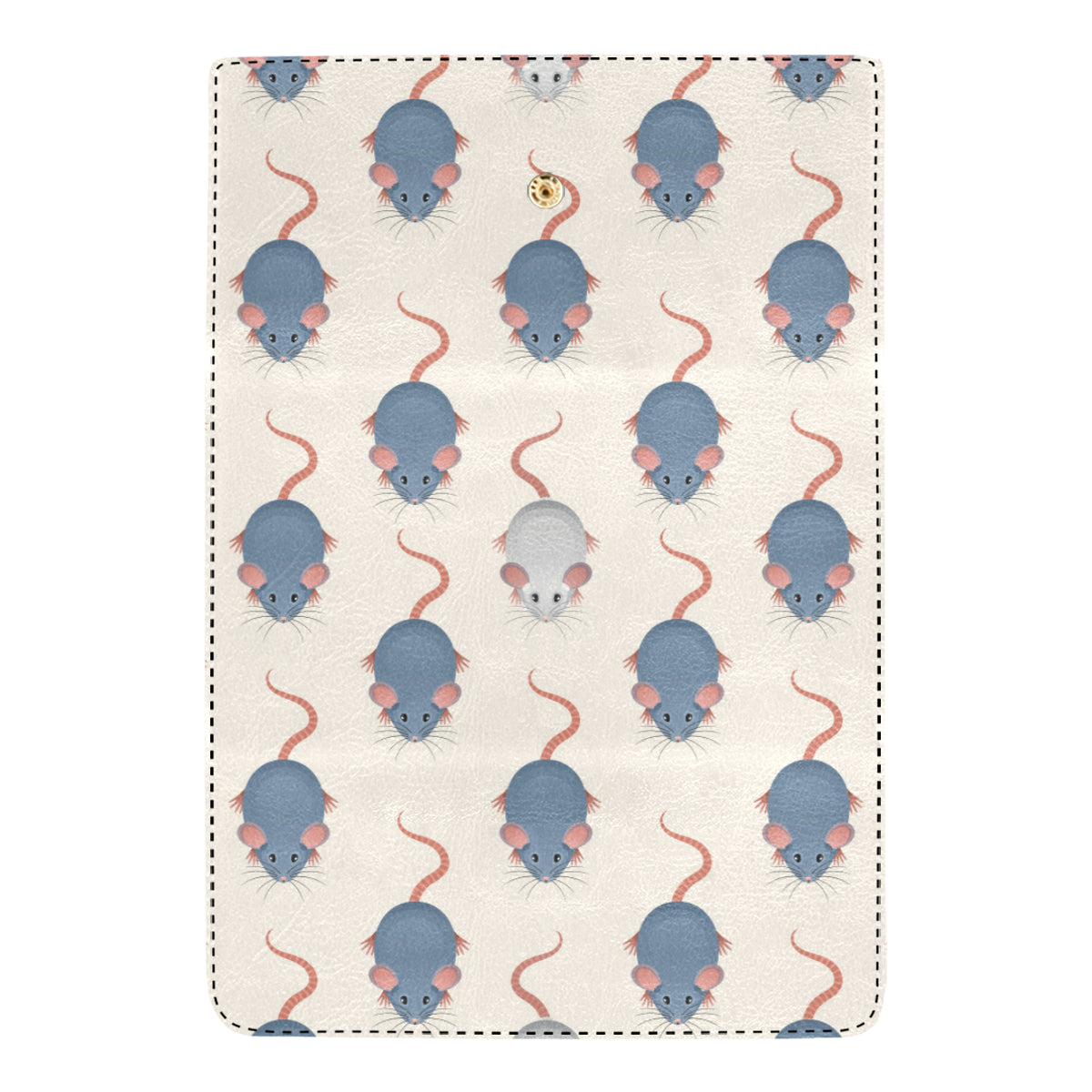 Rat Pattern Print Design 03 Women's Trifold Wallet
