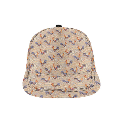 Chicken Boho Style Pattern Snapback Cap