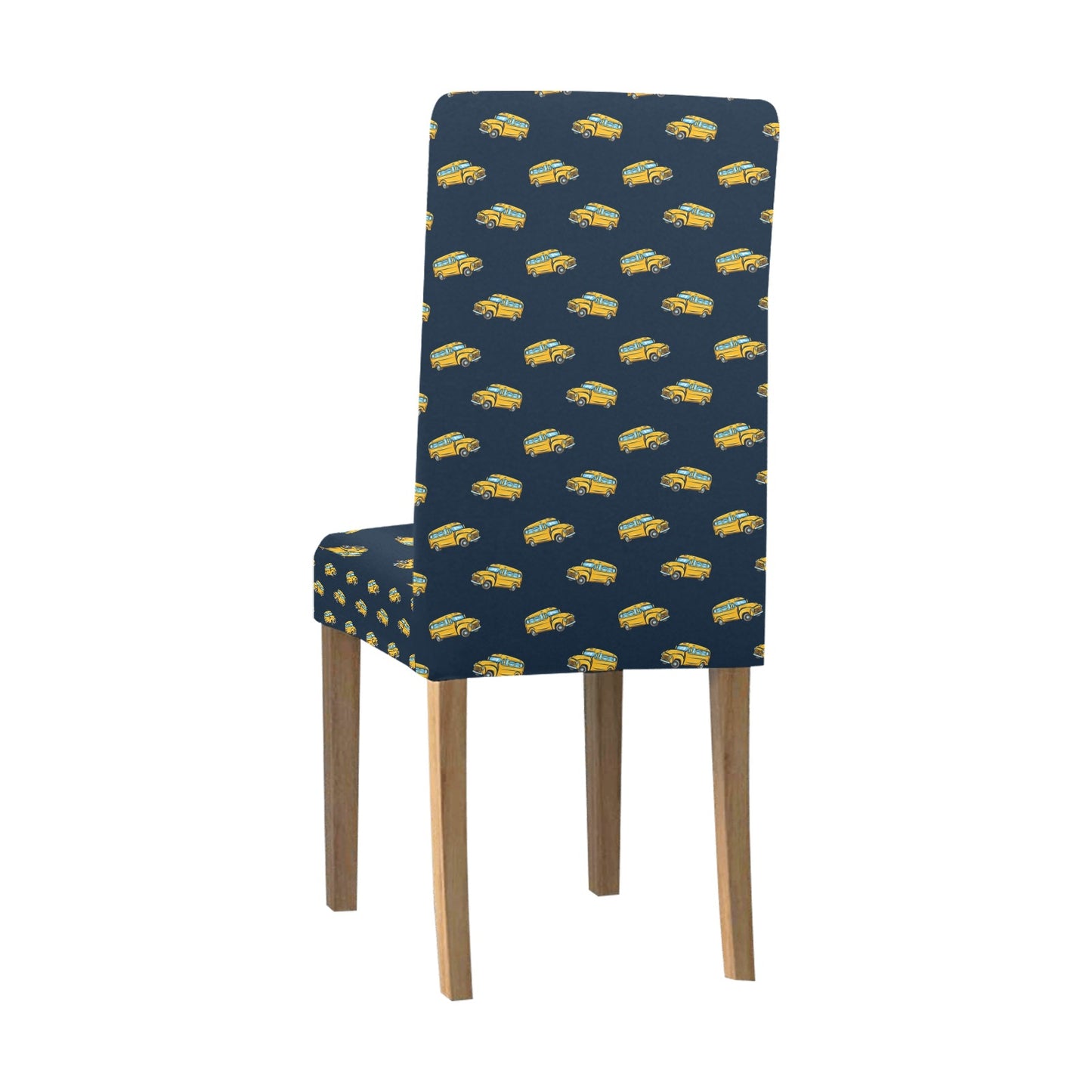 School Bus Print Design LKS304 Dining Chair Slipcover