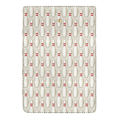 Bowling Pin Pattern Print Design 01 Women's Trifold Wallet