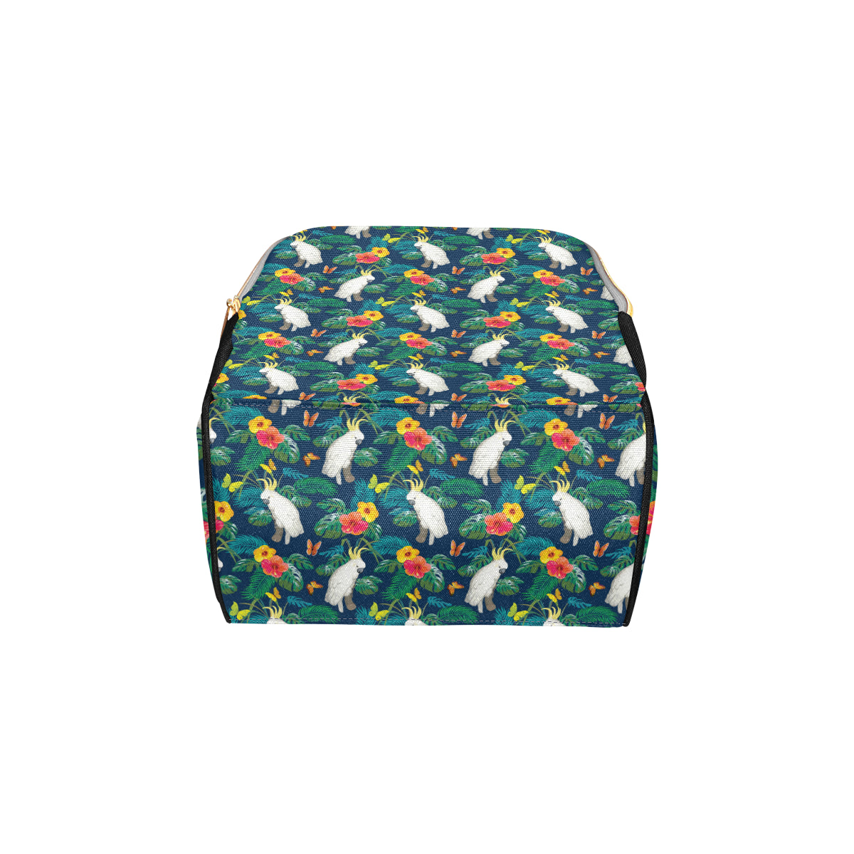 Cockatoo Tropical Pattern Print Design 02 Diaper Bag Backpack