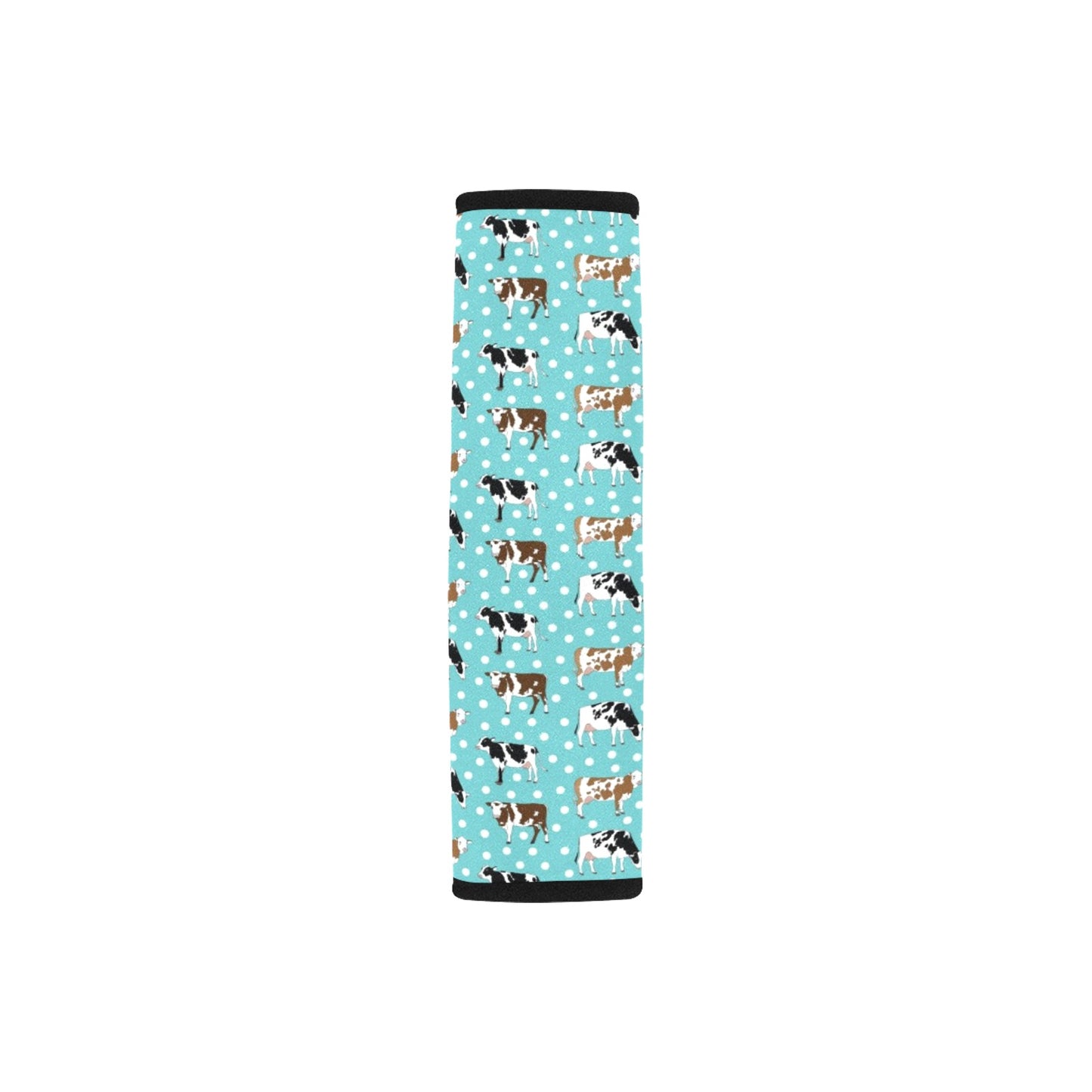 Cattle Print Design LKS405 Car Seat Belt Cover