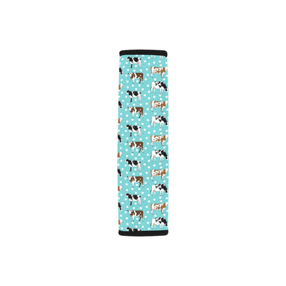 Cattle Print Design LKS405 Car Seat Belt Cover
