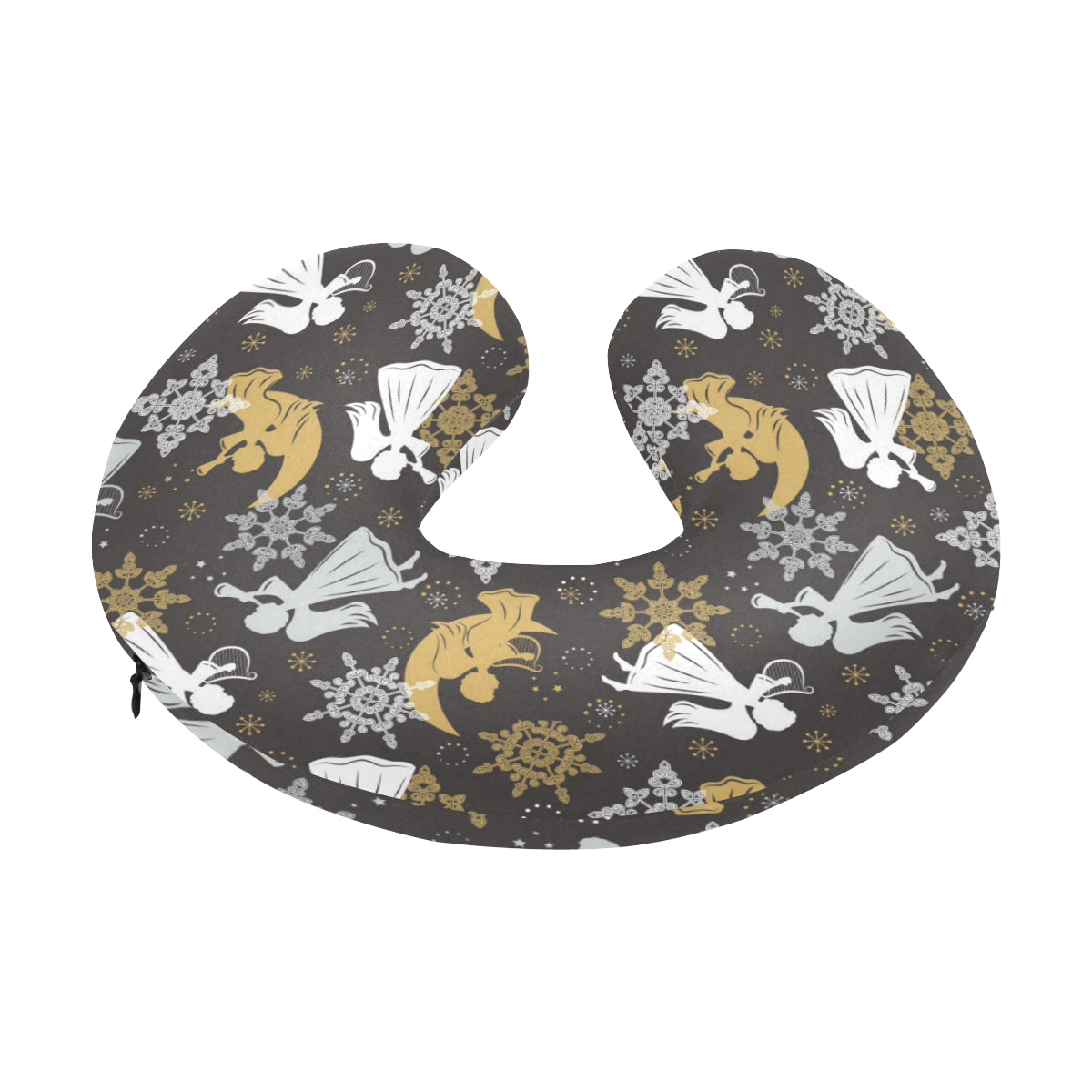 Angel Pattern Print Design 04 U-Shaped Travel Neck Pillow