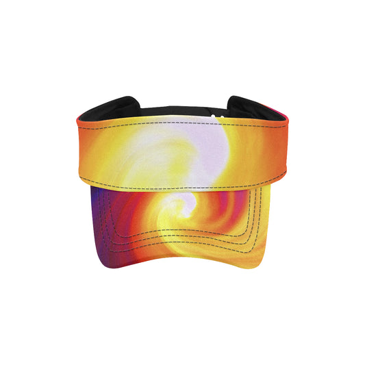 Vortex Twist Swirl Flame Themed Unisex Sun Visor