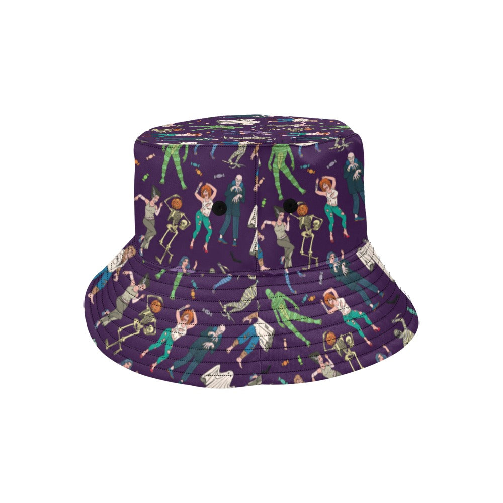 Creepy Zombie Print Design LKS302 Unisex Bucket Hat