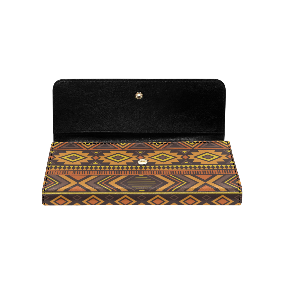 Navajo Pattern Print Design A06 Women's Trifold Wallet