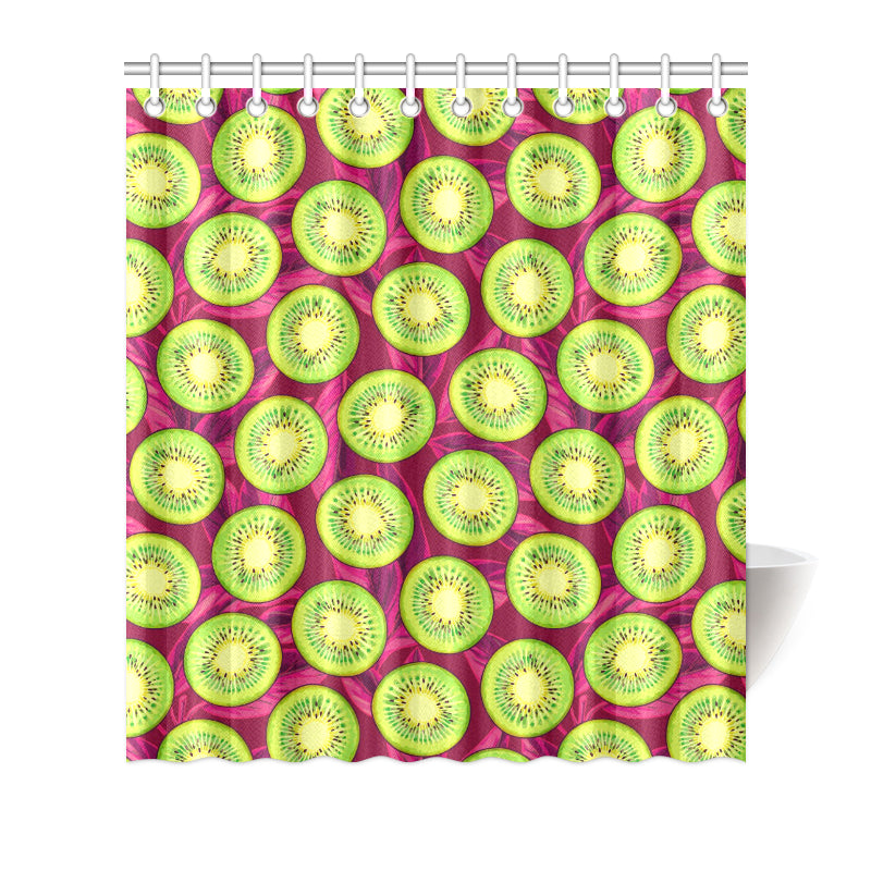 Kiwi Pattern Print Design KW05 Shower Curtain