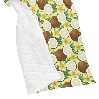Coconut Pattern Print Design CN02 Premium Quilt