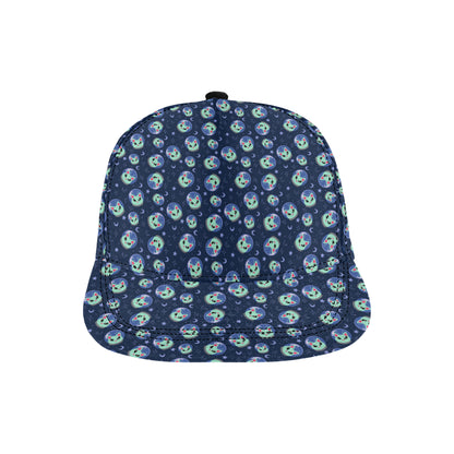 Alien Cat Snapback Cap