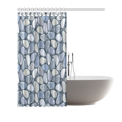 Oyster Pattern Print Design 02 Shower Curtain
