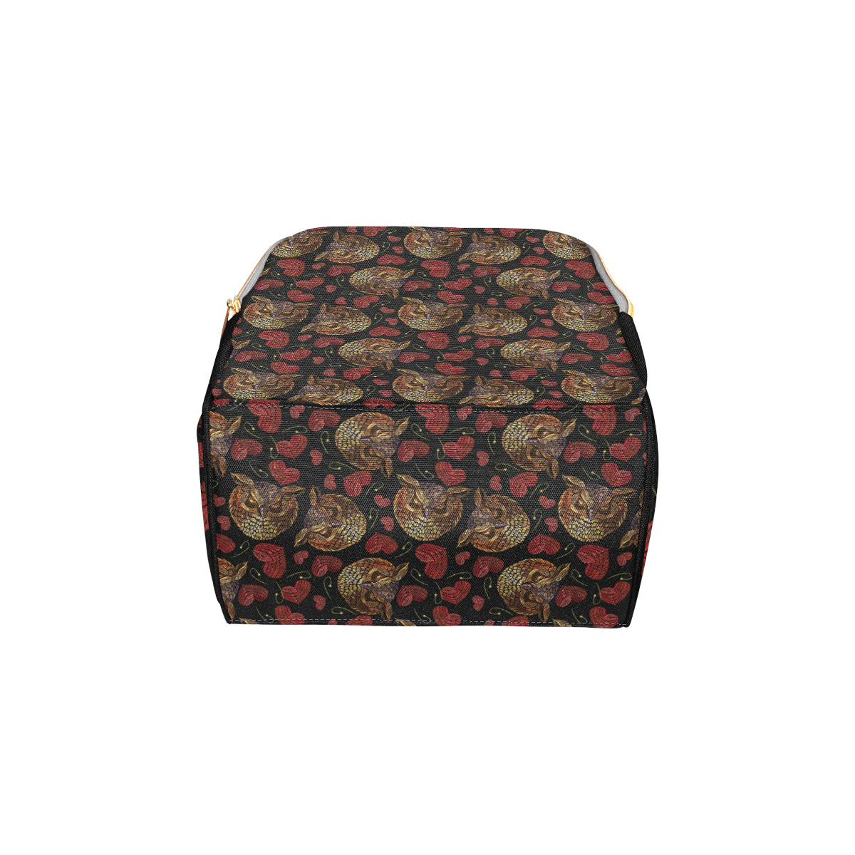 Owl Pattern Print Design A08 Diaper Bag Backpack