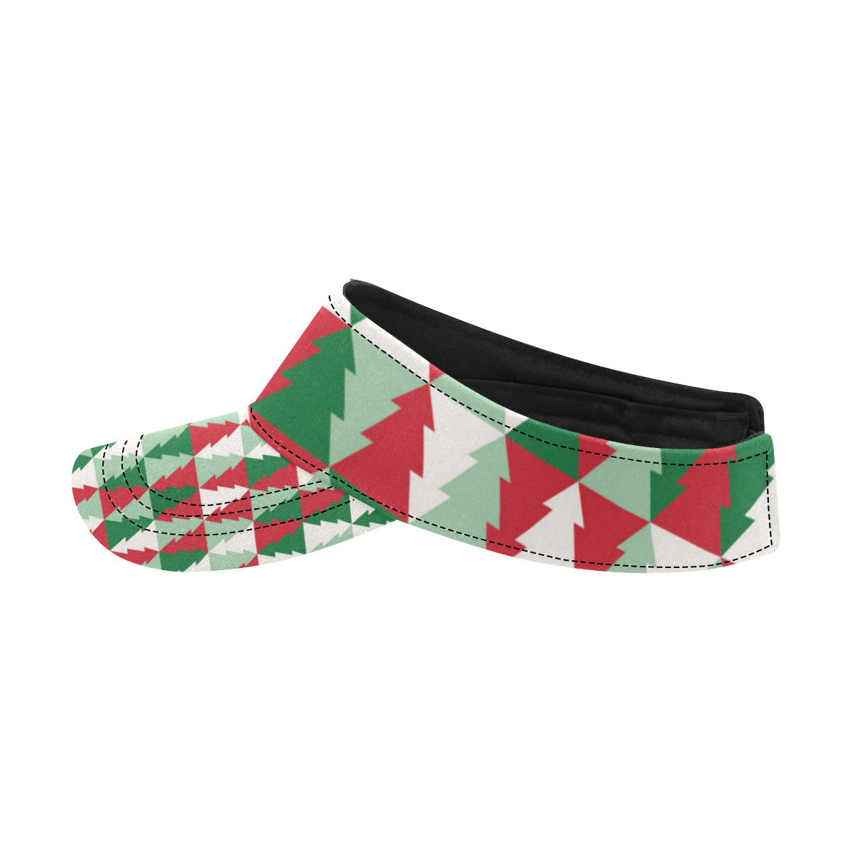 Christmas Tree Pattern Print Design 01 Unisex Sun Visor