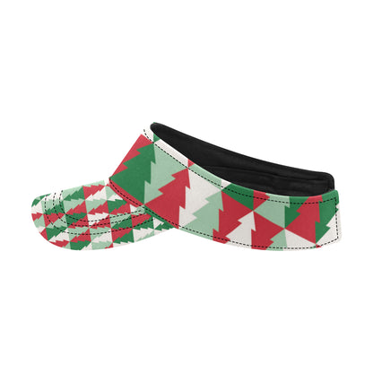 Christmas Tree Pattern Print Design 01 Unisex Sun Visor