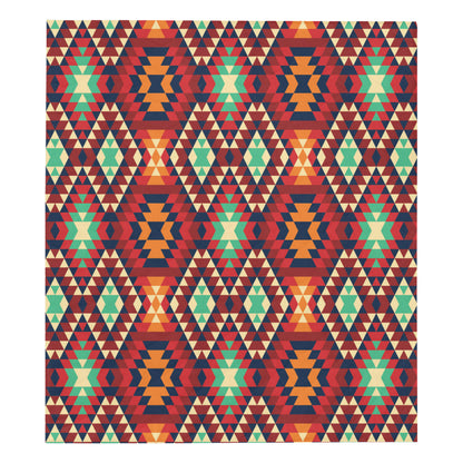 Native Pattern Print Design A07 Premium Quilt