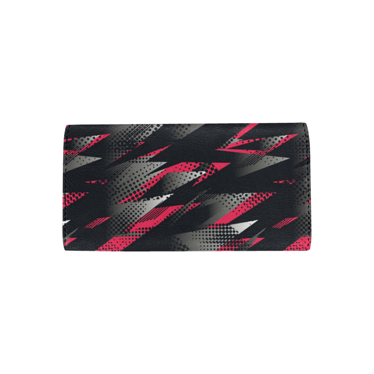 Racing Style Pattern Print Design A04 Women's Trifold Wallet