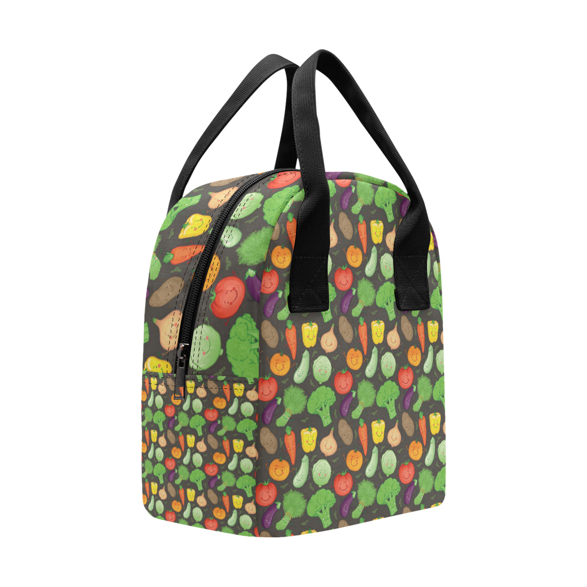 Vegan Funny Themed Design Print Insulated Lunch Bag