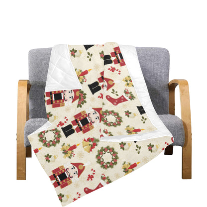 Nutcracker Pattern Print Design A01 Premium Quilt
