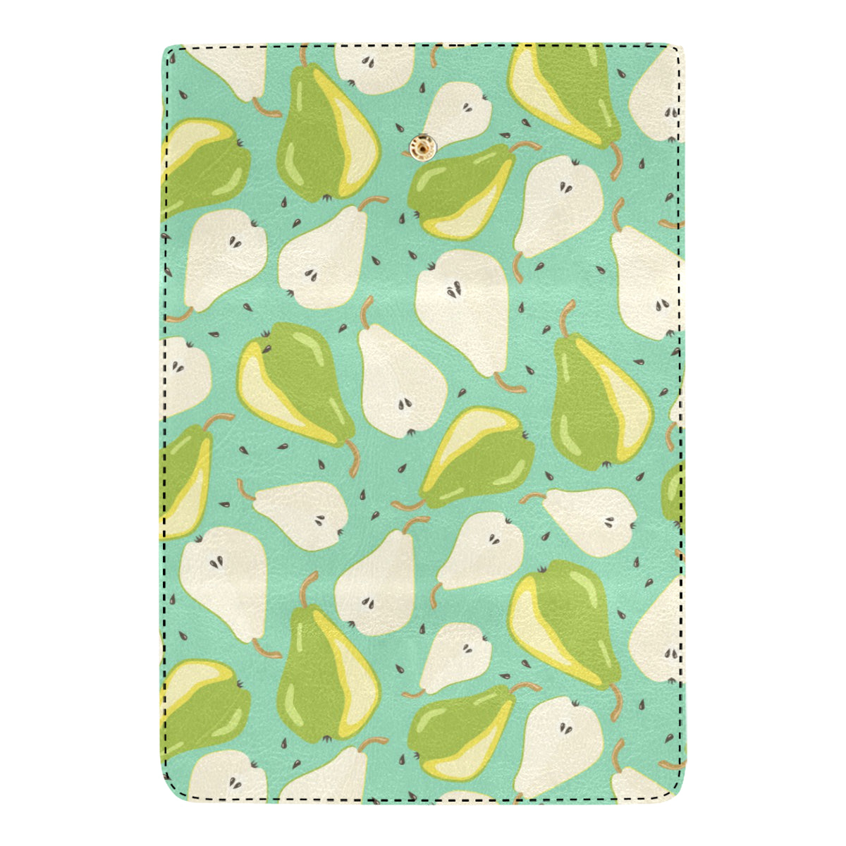 Pear Pattern Print Design PE04 Women's Trifold Wallet