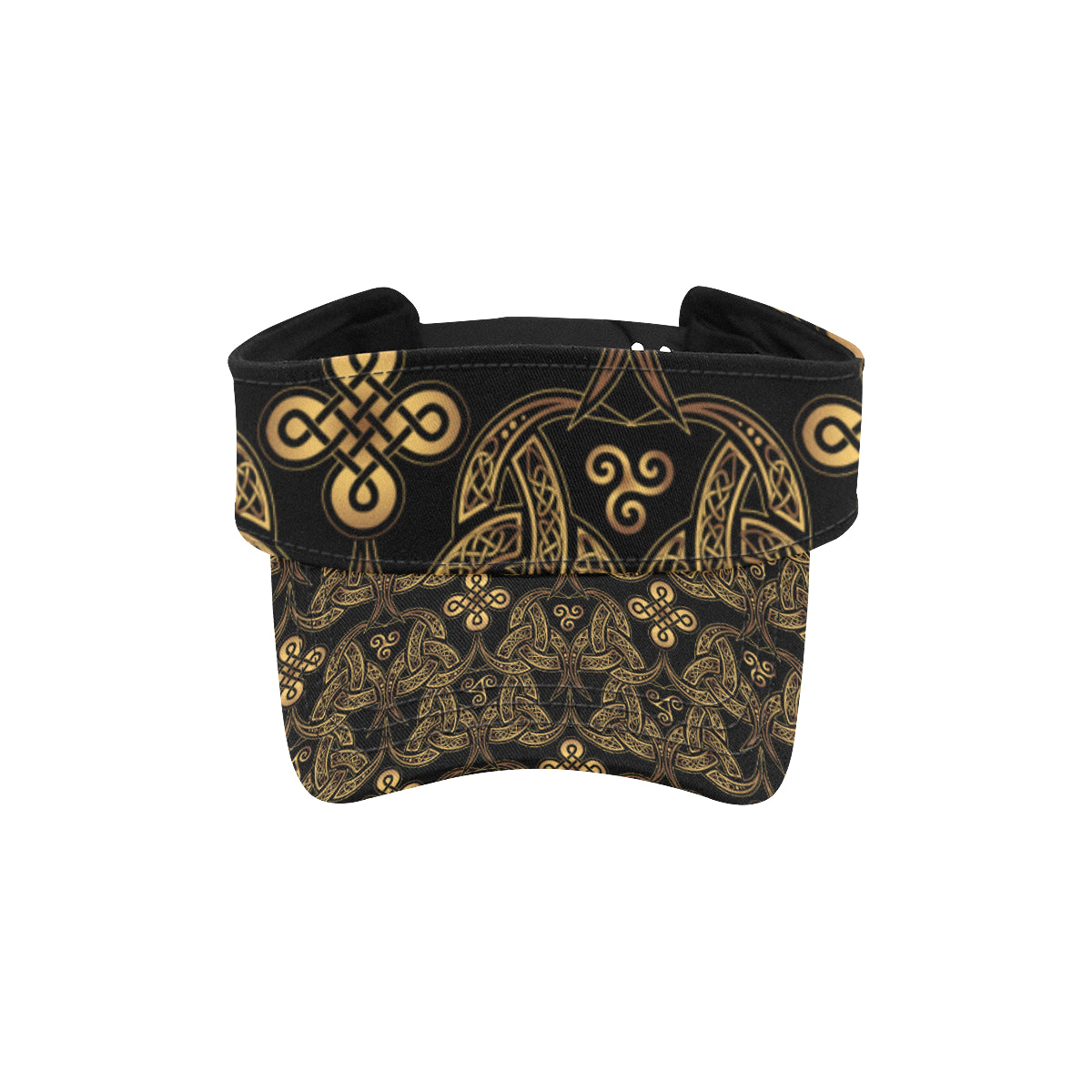 Celtic Knot Gold Design Unisex Sun Visor